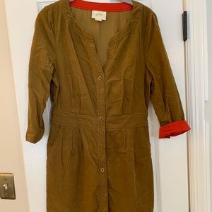 Maeve corduroy dress